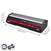 Plastificatrice A3 GBC 480HS piccoli uffici – Alta velocità, riscaldamento rapido in 1 minuto, 75-175 micron, anti-inceppamento, autospegnimento, con 5 buste di laminazione A4, Nero/Rosso, 4410072EU