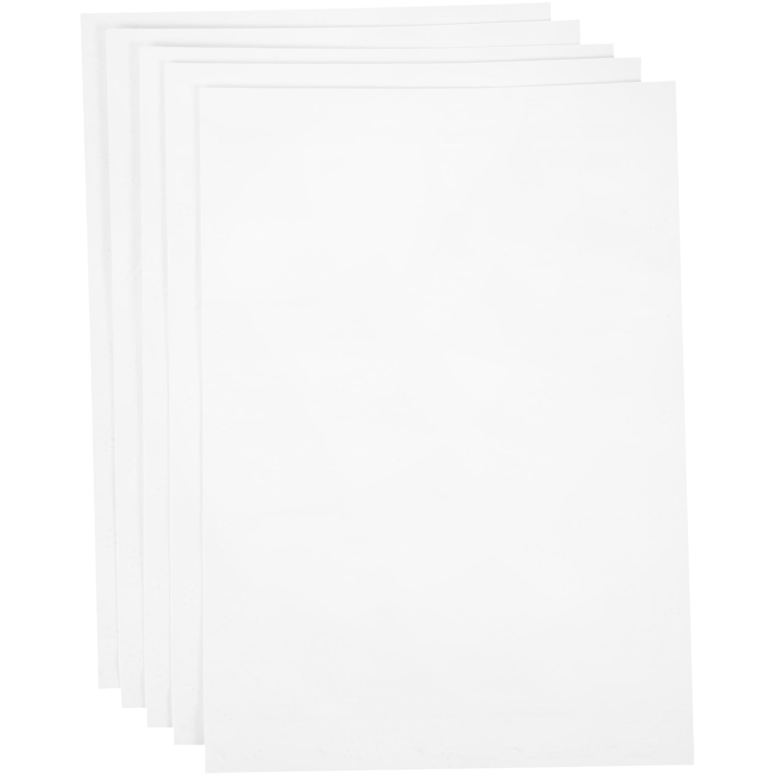 5pcs Feuilles Lubrifiantes en Papier Blanc pour Broyeuse à Papier, Huile Lubrifiante pour Engrenage, Prolonge la Durée de Vie et Soulage Le Moteur