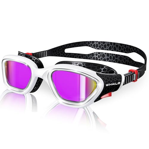 Image of Whale Swim Goggles Polarized Anti-Fog Lenses, Unisex | 100% UV Protection | Anti-Fog Goggles High Definition, Wide-Angle View