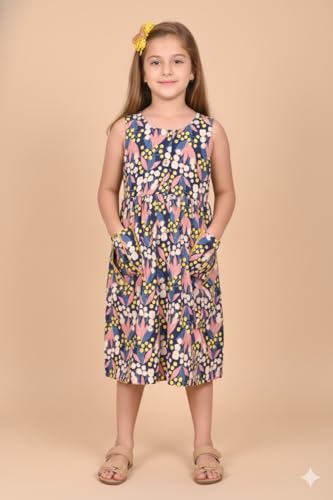 Image of VIKITA 2017 Girls Embroidery Cotton Long Sleeve Flower Dresses LH5460 for 1-8 Years ?-