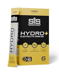 Science in Sport HYDRO+ Electrolyte Drink Mix 6 x 4, 1g Zitrone - Veganes Elektrolyt Pulver, Sportgetränke Pulver mit Vitamin C und 5 wichtigen Elektrolyten