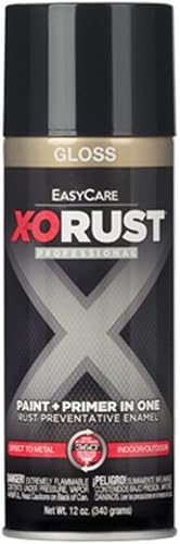 TRUE VALUE X-O Rust Anti-Rust Enamel Spray Paint & Primer, Gloss Charleston Gree