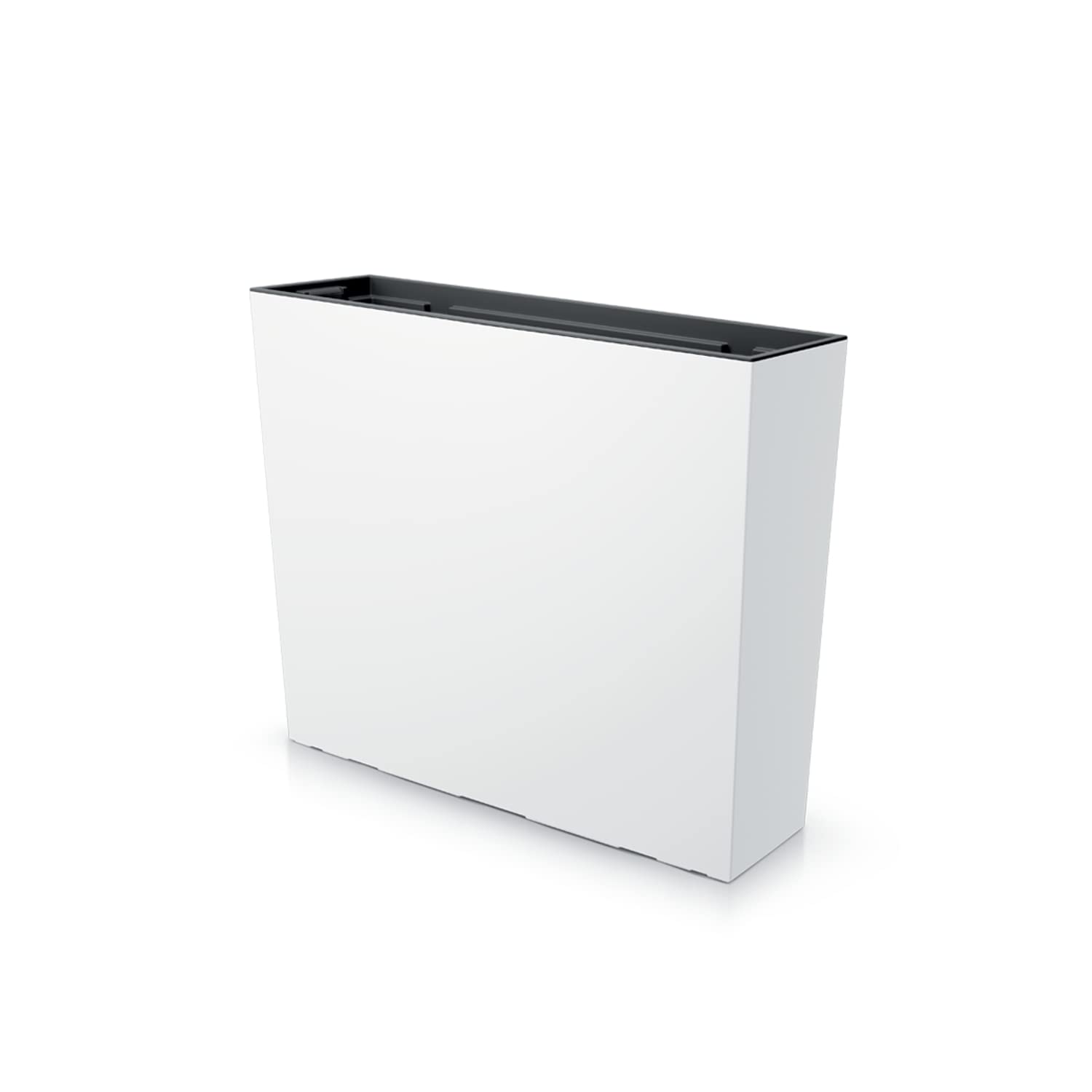 Blumentopf hoch Urbi Case T DUC800T mit Füllung - Weiß