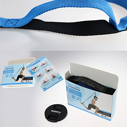 Colobobo Yoga Stretch Out Strap ,Leg And Calf Stretcher Strap With Adjustable Loops, Versatile Multi-Loop Strap Perfect For Yoga, Pilates, And Physical Therapy, Dance & Gymnastics(Orange) #TOP5