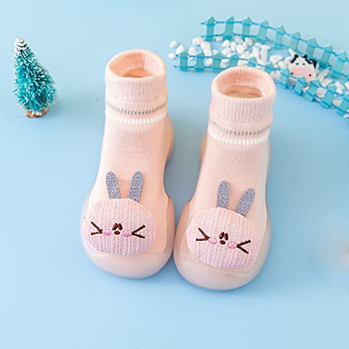 CsgrFagr Sapatos infantis infantis fofos meias de desenho animado de animais sapatos de chão infanti