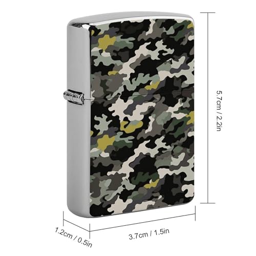 Funda Metálica para Encendedor Abstract Camouflage miniatura 2