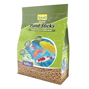 TetraPond Pond Sticks, Pond Fish Food, for Goldfish and Koi, 1.72 Pounds