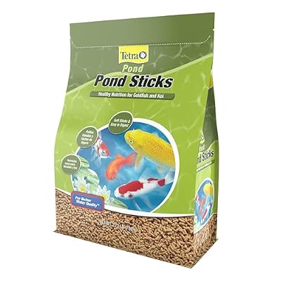TetraPond Pond Sticks, Pond Fish Food, for Goldfish and Koi, 1.72 Pounds