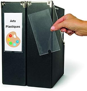 3L Label Holders Polypropylene Self-adhesive 62x150mm Ref 10345 [Pack of 6]