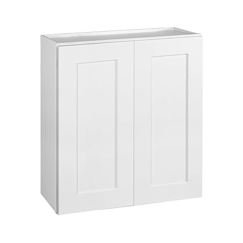 Design House Brookings Shaker Unassembled Wall Kitchen Cabinet W2730, 27