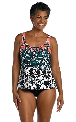 Maxine of Hollywood Women's Scoop Neck Tankini Swimsuit Top