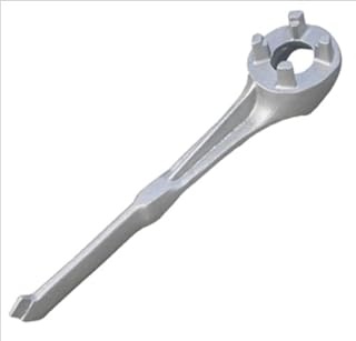 ATD - 5271 Aluminum Bung Wrench - Works with 55, 30 and 55 Gallon Plastic Drums - Fits 2in and 3/4in Bung Caps - Universal Fit for Most Drums