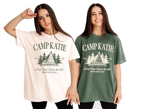 Custom Camp Bachelorette Party Shirts for Bridal Party, Cabin Crew Before I Do Shirt, Lake Shirts for Future Bride and Bridesmaids Shirt Set Multiple Colors