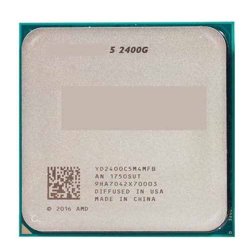 Processeur d'unité centrale YD2400C5M4MFB Socket AM4 Ryzen 5 2400G 65W
