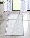 Non-Skid Slip Rubber Back Antibacterial 2x5 (1'8" x 5') Door Mat Runner Rug Dallas Moroccan Trellis Grey Modern Geometric Lattice Thin Low Pile Machine Washable Indoor Outdoor Kitchen Entry