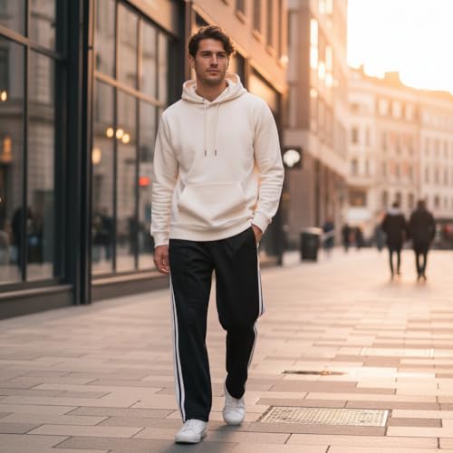Image of Track Pant for Men || Stylish Look || Loose Fit Modern, Stylish, Comfortable & Stretchable Athletic Joggers for Casual & Gym Wear (TP22)