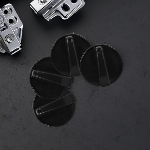 4 piezas de botones de control de temporizador para olla de presión eléctrica para horno y estufa de gas, botones de temporizador resistentes de plástico compatibles con partes de horno eléctrico miniatura 5