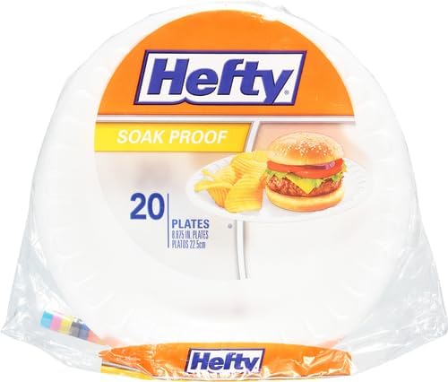 Miniatura 2 de Hefty Platos desechables de espuma a prueba de remojo 20 ct.