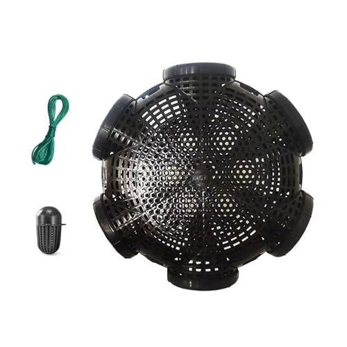 ウナギ釣りトラップベイトエビザリガニのキャッチャーロブスターメッシュトラップボールプルコードエビザリビ魚キャッチャー