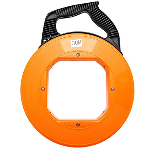 Kabeleinziehband 30 Meter Fiberglas Kabel Bandspulen Reel Puller Abziehvorrichtung Glasfaser Kabeleinziehgerät Kabel Werkzeug Elektriker Werkzeuge