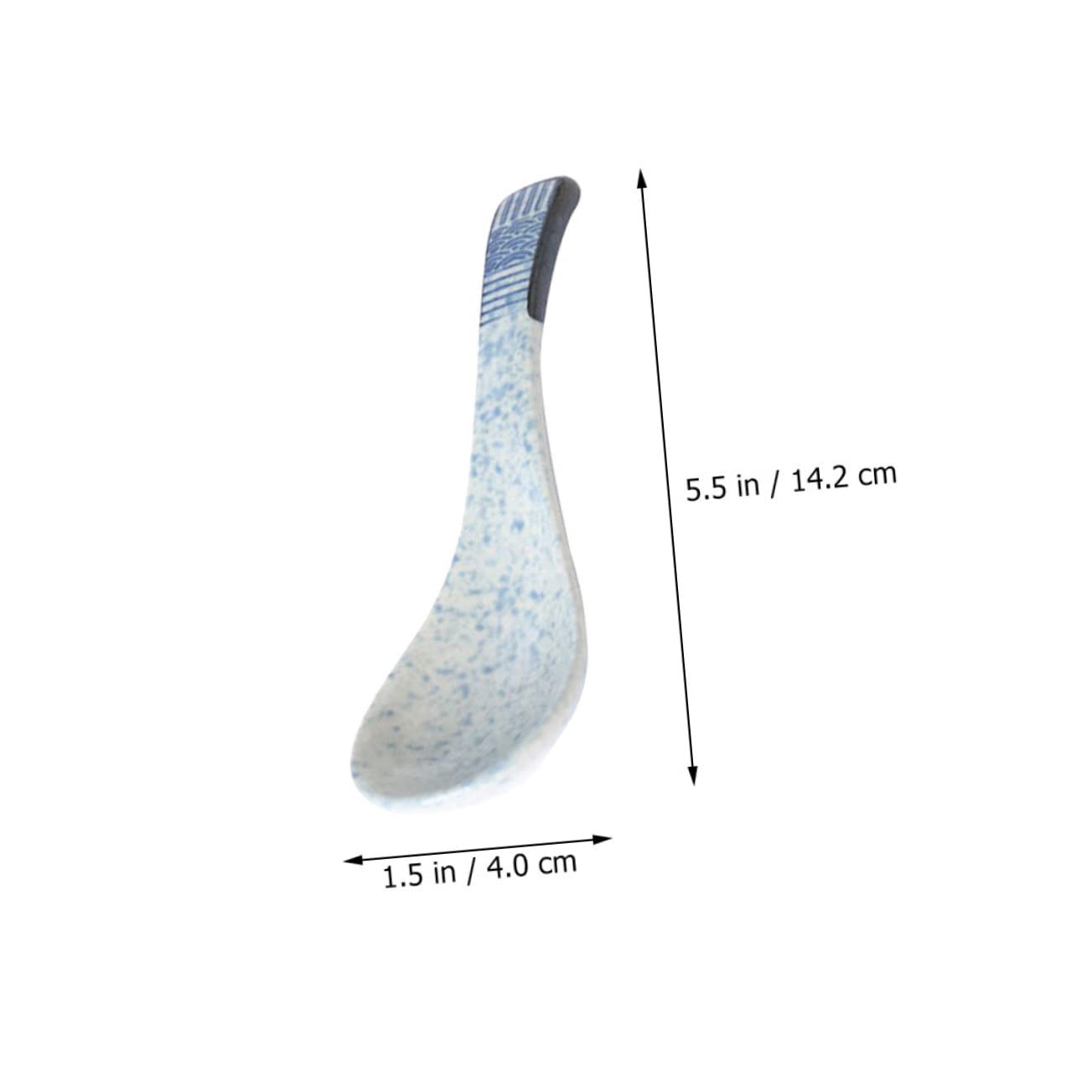 Cabilock 2Pcs Delicate Spoons Multi Function Soup Spoons for Household Use Elegant Design for Soup Porridge Desserts Comfortable Grip Hot Water Safe