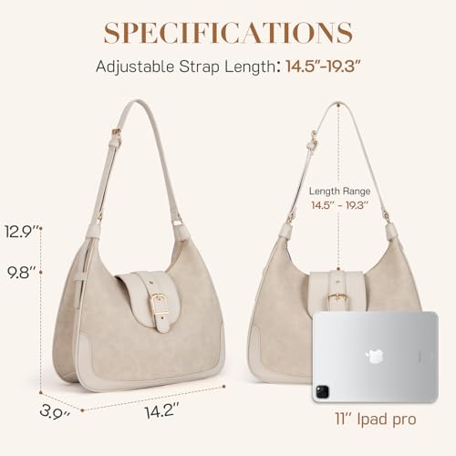 Image of Missnine Hobo Bag Purses and Handbags for Women Top Handle Handbags with Pocket Zipper