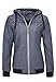 Produktbild Eight2Nine Basic Damen Winterjacke mit Kapuze | Sportliche Jacke im Melange Look Dark-Blue M