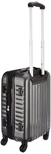 Rockland Melbourne Hardside Expandable Luggage with Spinner Wheels, Carbon-NE, 20" Carry-on4