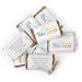 Custom Printed Wrappers and Mini Chocolate Bars, Promotional Items Add Your Logo Candy Personalized Miniatures, (75 Count)
