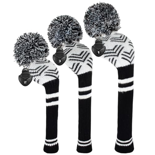 Scott Edward Golf Club Cover with a Pom Pom Set