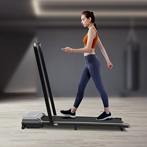 Caminadora plegable eléctrica 3 hp con control remoto miniatura 6