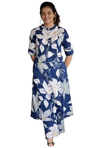 Costume indien en coton anti-transpiration et fluide grande taille XL pour femme