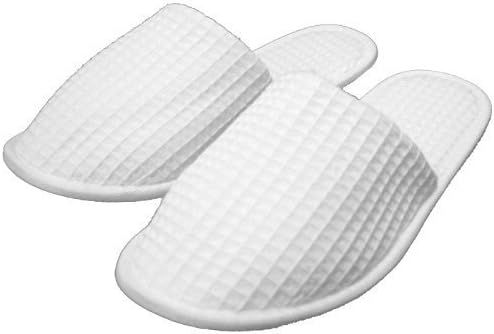 Waffle Closed Toe Adult Slippers Spa Hotel Slippers for Women and Men