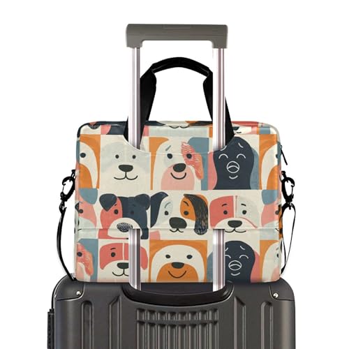 Maletín para portátil con diseño de perro, 13-15.6 pulgadas miniatura 3