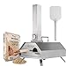 Produktbild Heidenfeld Pizzaofen Rimini - Pelletofen - Pizza Ofen - Separate Holzpellets 15 Kg - Pizzamaker inkl. Pizzaschaufel - Edelstahl - 500°C - Pizza Backofen - Outdoor Holzofen - Pizza Maker (Holz)