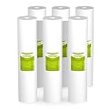 MewMore 5 Micron Whole House Water Filter Cartridge, Sediment Filters for Well Water, Universal Replacement for Any 20 inch Big Housings - 20" x 4.5" Cartridges - Pack of 6