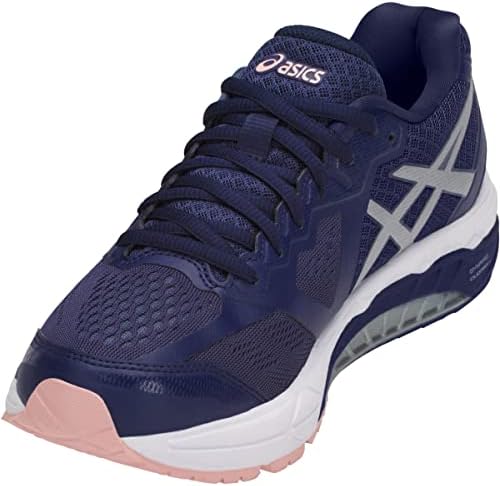 ASICS Women's Gel-Foundation 13 Running Shoes, 7, Indigo Blue/Silver/Seashell PI | Image 2