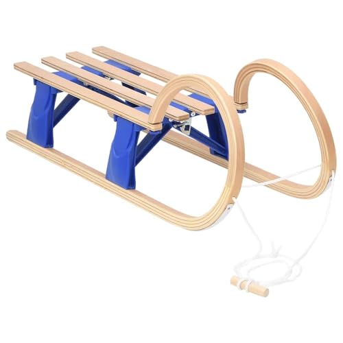 Tidyard Trineo Plegable de Madera 110 cm