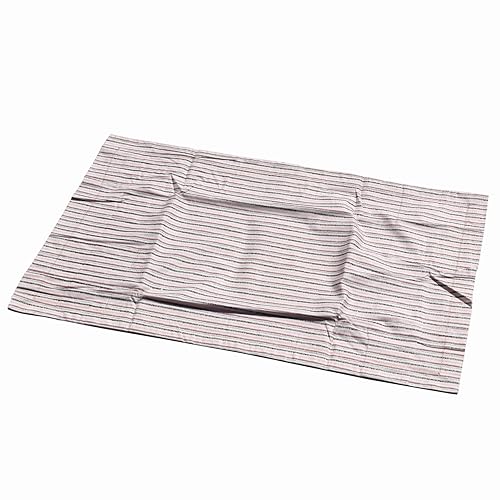 Image of Pure Source India Pure Cotton Elegance Bedding Set, Dreamy Cotton Comfort Double Bed Sheet with Pillow Covers (Baby Pink Square Flora)