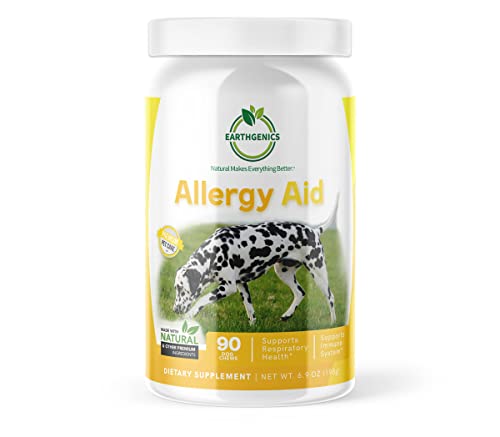 Premium Dog Allergy Support Supplement with Natural Ingredients – Advanced Pet Allergy Relief for Dog Immunity Support and Respiratory Health – 90 Dog Chews Premium Dog Allergy Support Supplement with Natural Ingredients – Advanced Pet Allergy Relief for Dog Immunity Support and Respiratory Health – 90 Dog Chews