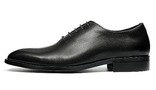 Santimon Mens Oxfords Wedding Dress Genuine Leather Whole Cut Derby Formal Business Fashion Casual Prom Shoes for Men2