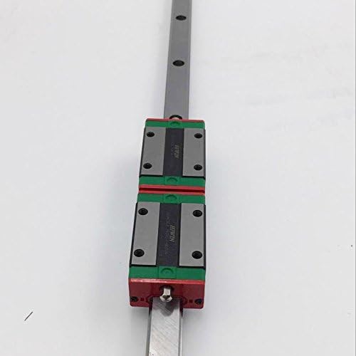 Multi Length HGR25 Linear Rail Guide & 2pcs HGH25CA Rial Block/Carriage for CNC Router Lathe Milling Machine