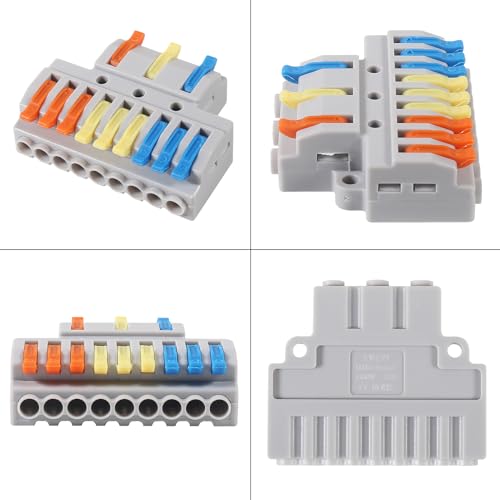 Cable divisor de empalme evita falsos contactos en cajas de luz con conectores de palanca rápidos 2