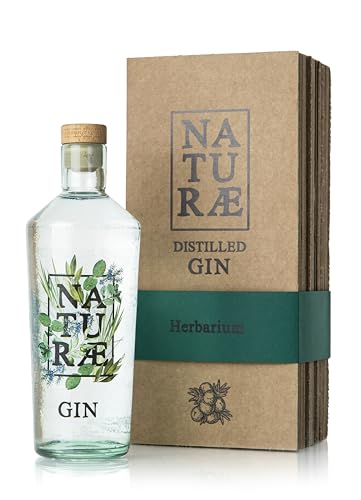 NATURÆ GIN - HERBARIUM [CON ESTUCHE] - Gin Destilado sabores únicos de la tradición - 41% Vol. Botella de 70Cl