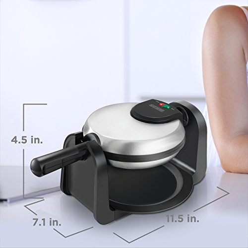 Black+Decker Flip Waffle Maker, Silver, Wm1404S #TOP6