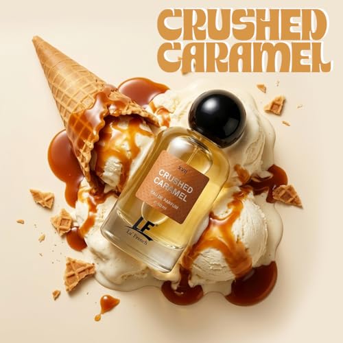 Image of La French Crushed Caramel Perfume for Men & Women 50ml | Patchouli, Woody Amber & Caramel Notes | Premium Long Lasting Fragrance