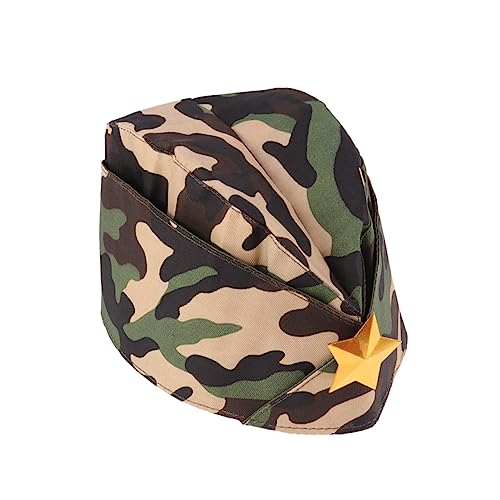 FOMIYES Russian Sailor Cap Outfit Hat Camouflage Pattern Hat for Women Nautical Party Decorations Lightweight Berets Size Fits Most