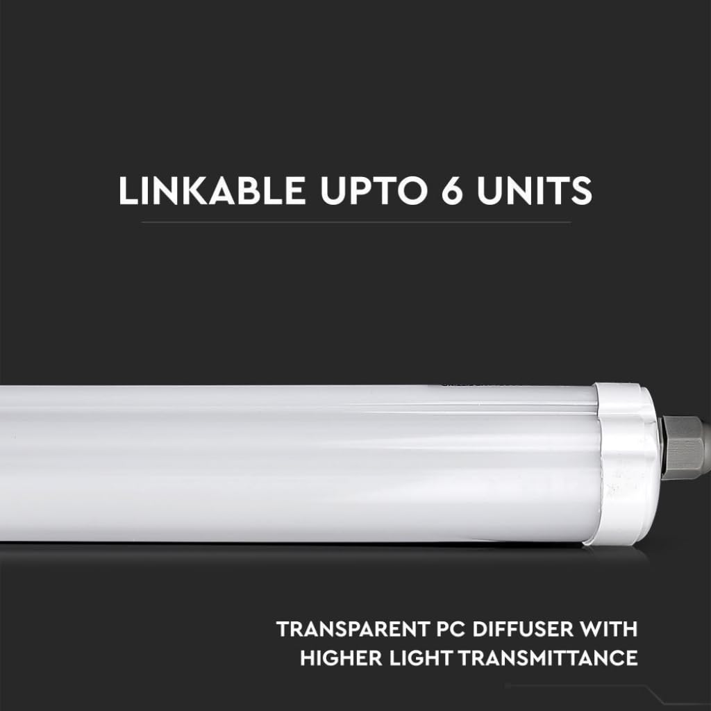 V-TAC Plafonnier à LED VT-1574-N -150cm 48W 4000K IP65