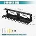 Shimeyao Clamps Rack Organizer Wall Mount Spring C Clamps Holder Tool Storage 16 x 5 x 3.5 Inches for Small Tools Shed Garage Pegboard Workshop Home
