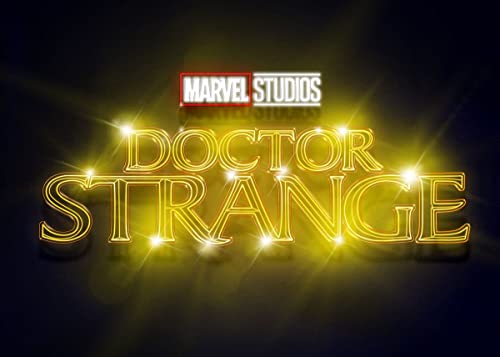 Displate - Póster de Metal - Montado con Imán - Marvel - Doctor Strange Neon